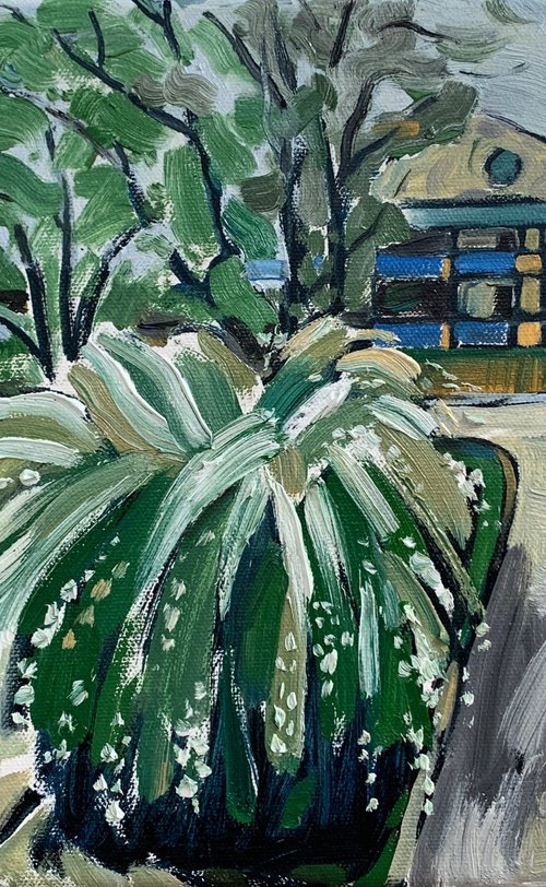 Landscape with a Triangular House by Natalia Matveeva