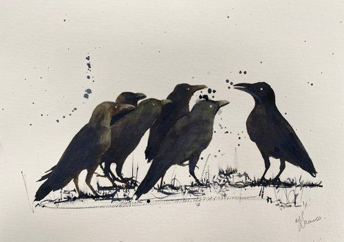 Murder of Crows by Teresa Tanner