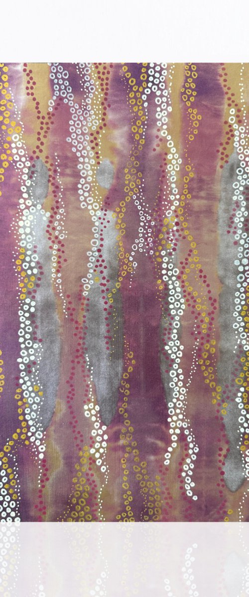 Shibori Shimmer – Plum by Jennifer Bell