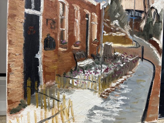 Winter Street in Dalen