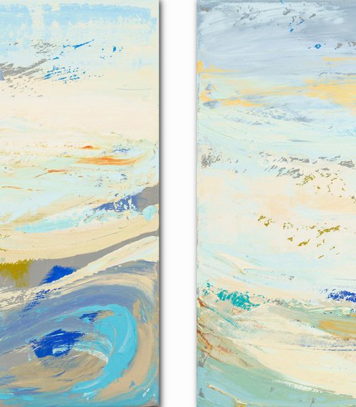 Diptych (emotional seascapes) by Susana Sancho Beltrán