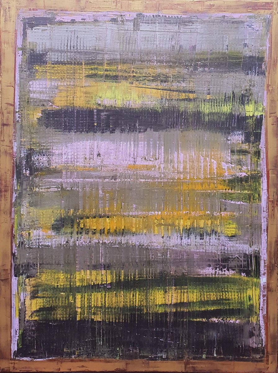 Abstract Acrylic Painting By Ivana Olbricht, 35 X 47, Deepest Desires, Original Artwork