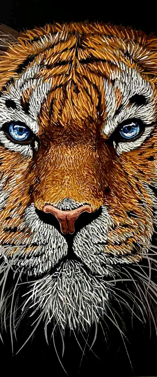 "Tiger" - wild cat / wild life / wild animal / animalism by Elena Adele Dmitrenko