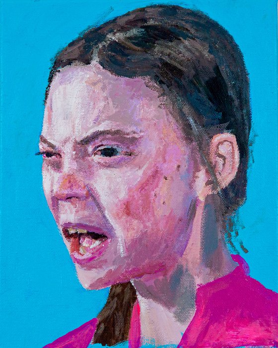 Nine Portraits Of Greta Thunberg 9x 10x8