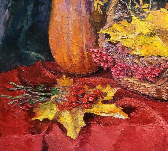 Still life with pumpkin