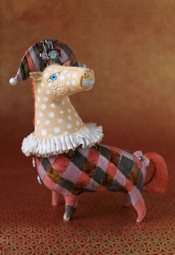 Harlequin Horse. by Elya Yalonetski