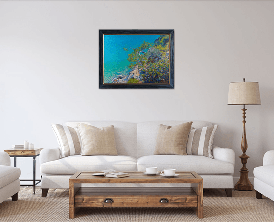 Pine in the Blue Lagoon