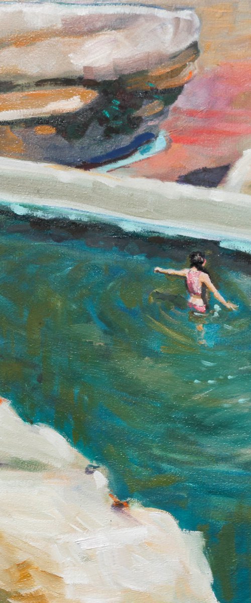 Pool in Rocks by Joe Mcdonald