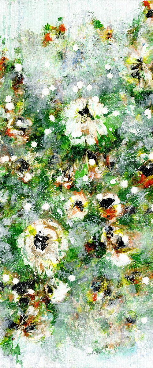 Cottage Chic Blooms 3 by Kathy Morton Stanion