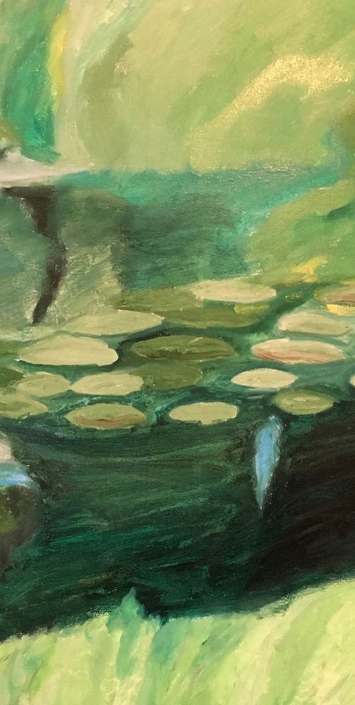 Water Lilies Garden by Kat X