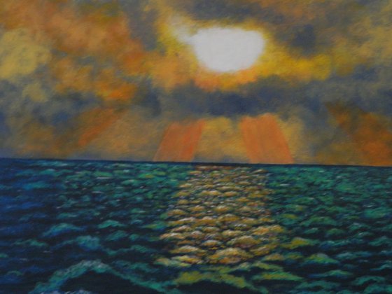 Majestic Morning - large impressionist seascape