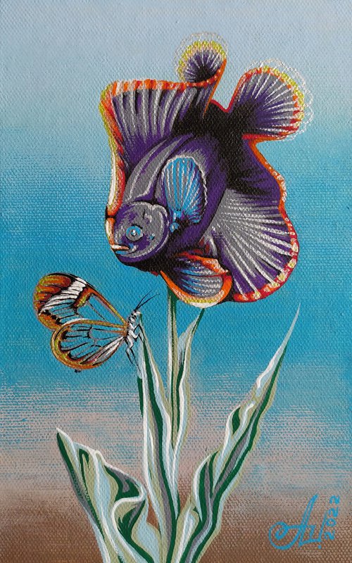 Fish flower by Anna Shabalova