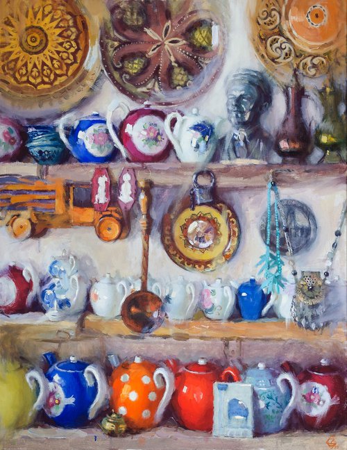 Antique shop in Bukhara by Daria Salakhova