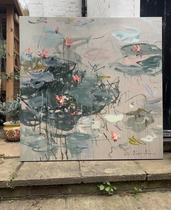 Water lilies.