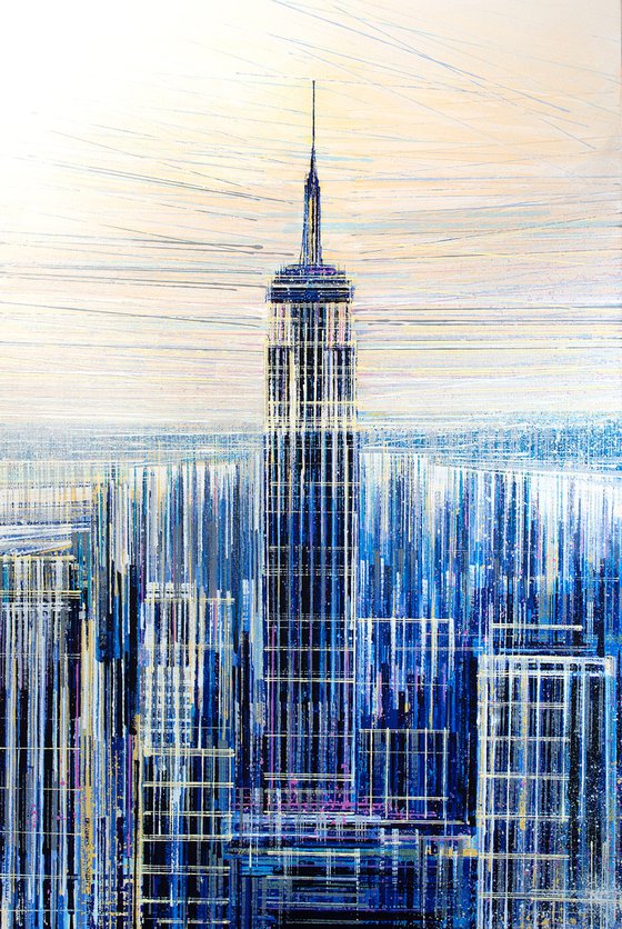 New York - The Empire State Building At Daybreak