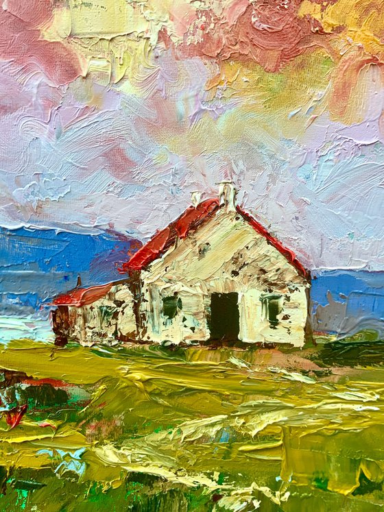 Sunset Over Skye Cliffs