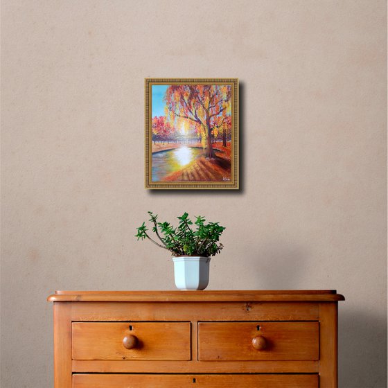 Autumn's Radiant Veil