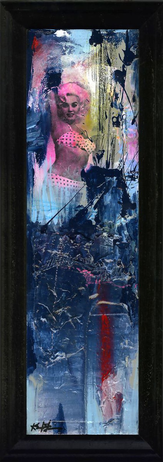 She - Mixed Media Abstract by Kathy Morton Stanion