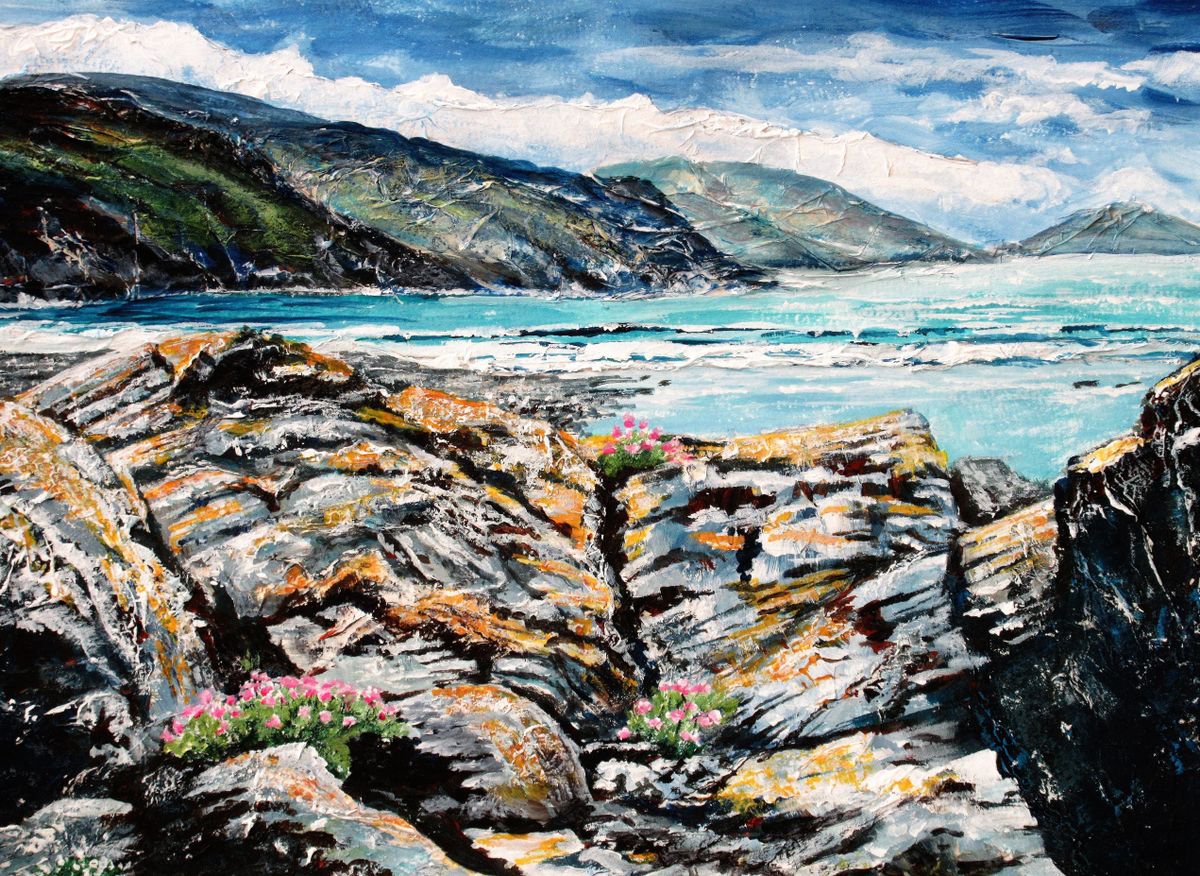 Niarbyl Rocks - Isle of Man by Max Aitken