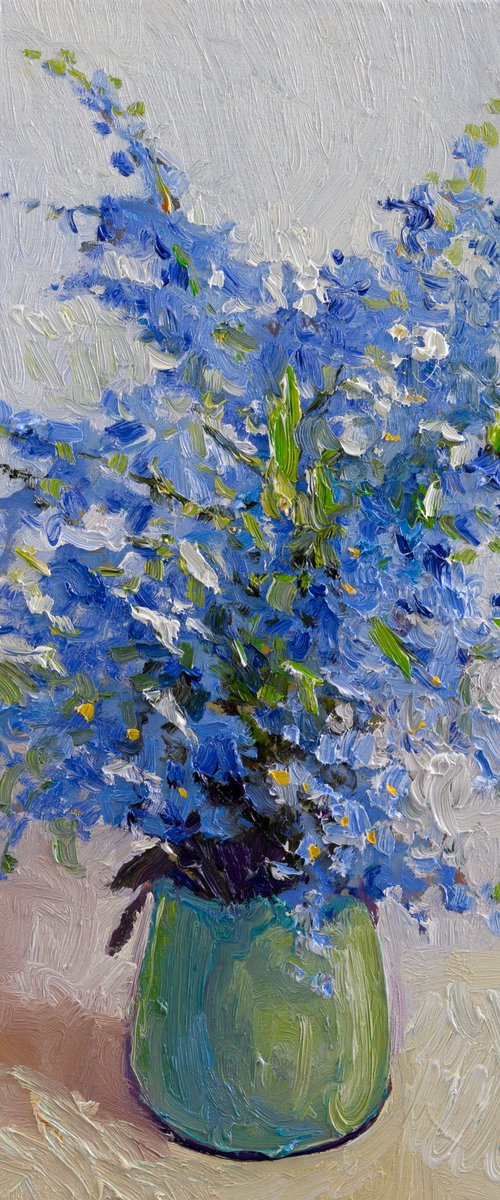 Forget Me Nots Flowers by Suren Nersisyan