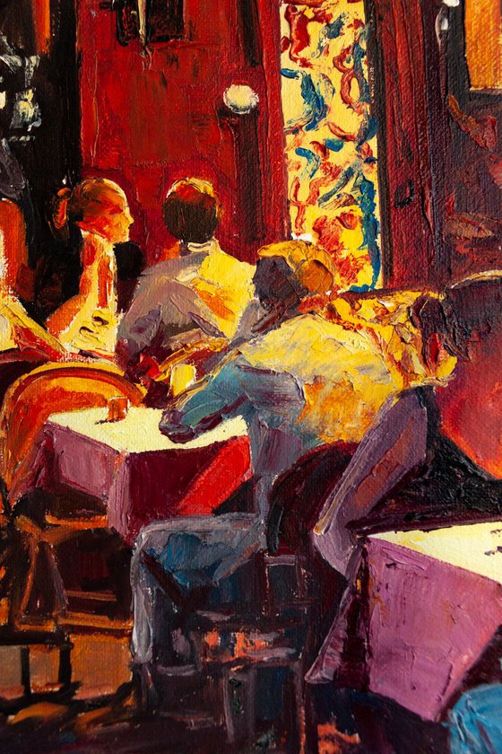 "Evening cafe"