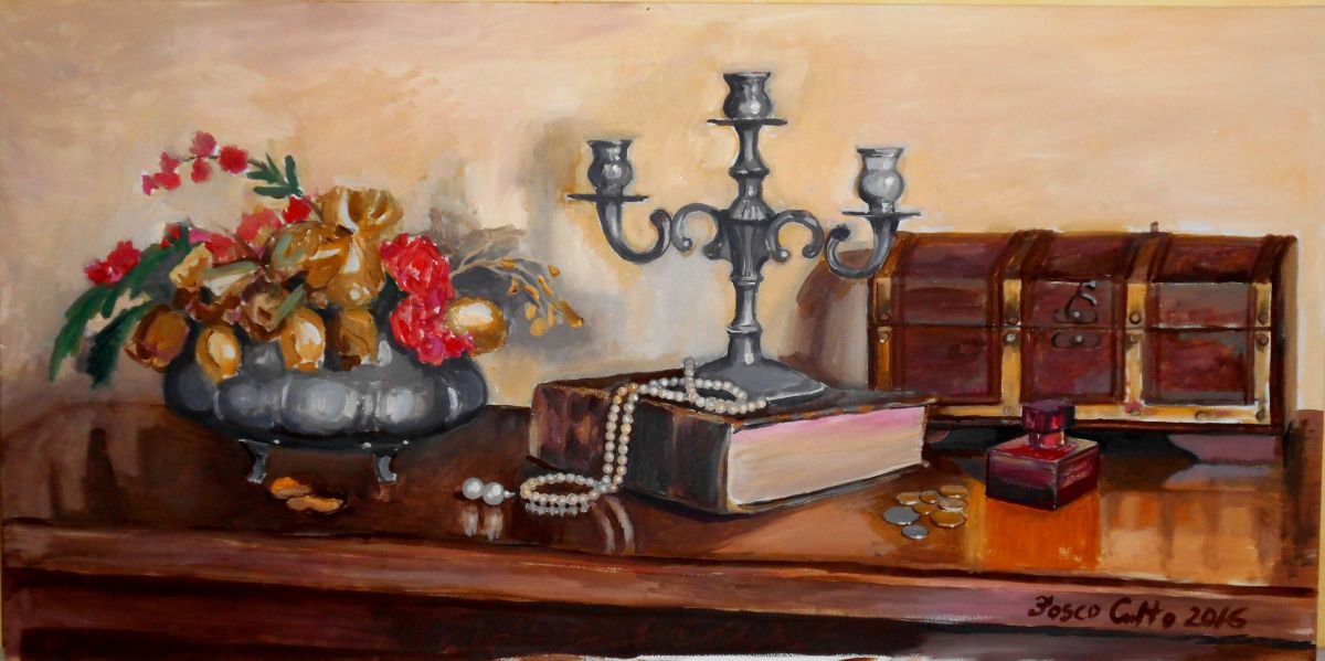 Still Life Made In Livorno By Fosco Culto, 31 X 16, Artwork For Sale On Artfinder