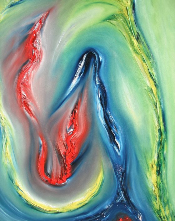 Indomitus, 100x80 cm, LARGE XXL, Original abstract painting, oil on canvas