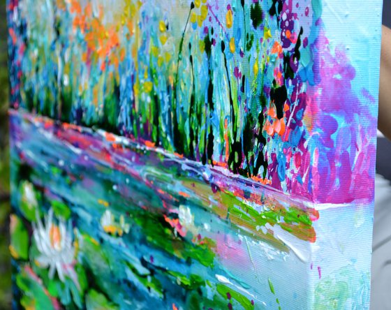 Water Lilies on the Pond