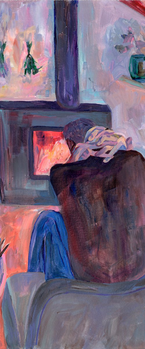 fireplace by Polinka Floyd