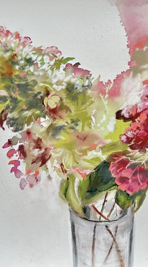 Autumn Hydrangea by Alla Semenova