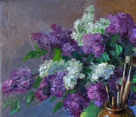 Still life with lilac