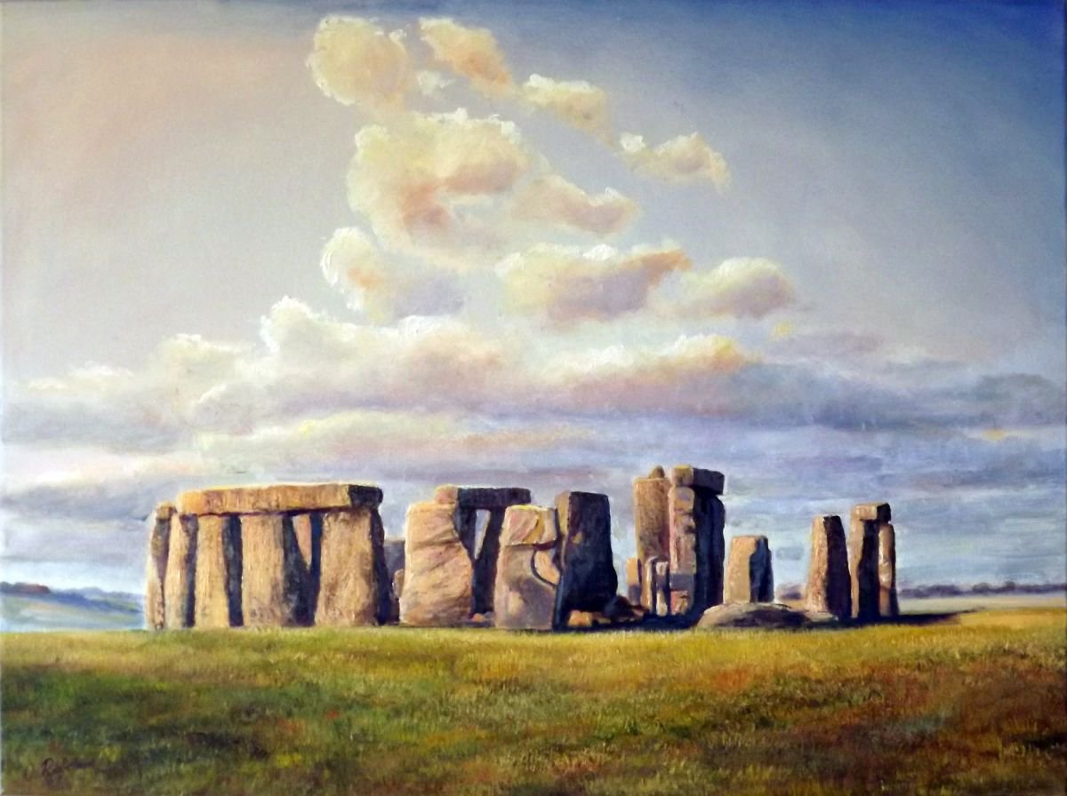 Stonehenge (2012) Oil painting by Oleg Riabchuk | Artfinder