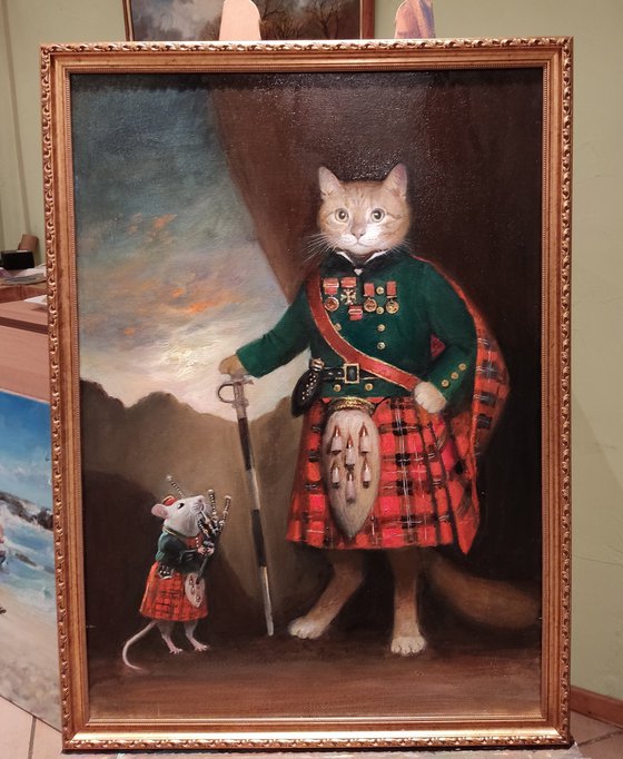 Scottish Cat  🐱 🐭