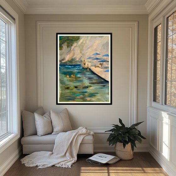 Quiet Waters at the Cliffside