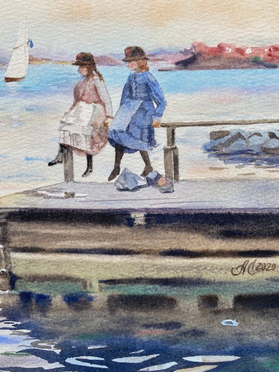Copy of Zorn "Boat Race"
