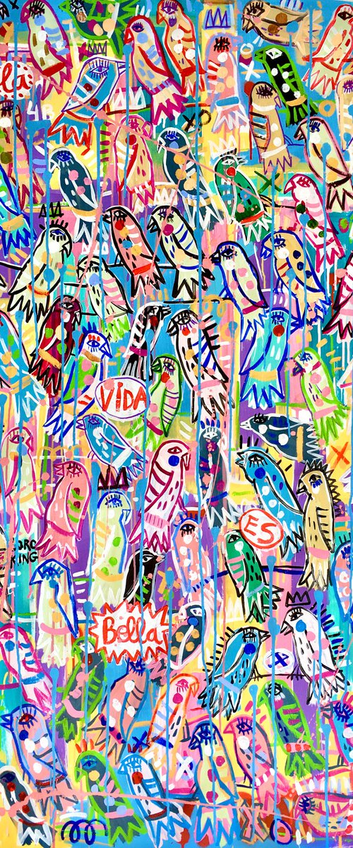No social distancing for birds by Mercedes Lagunas