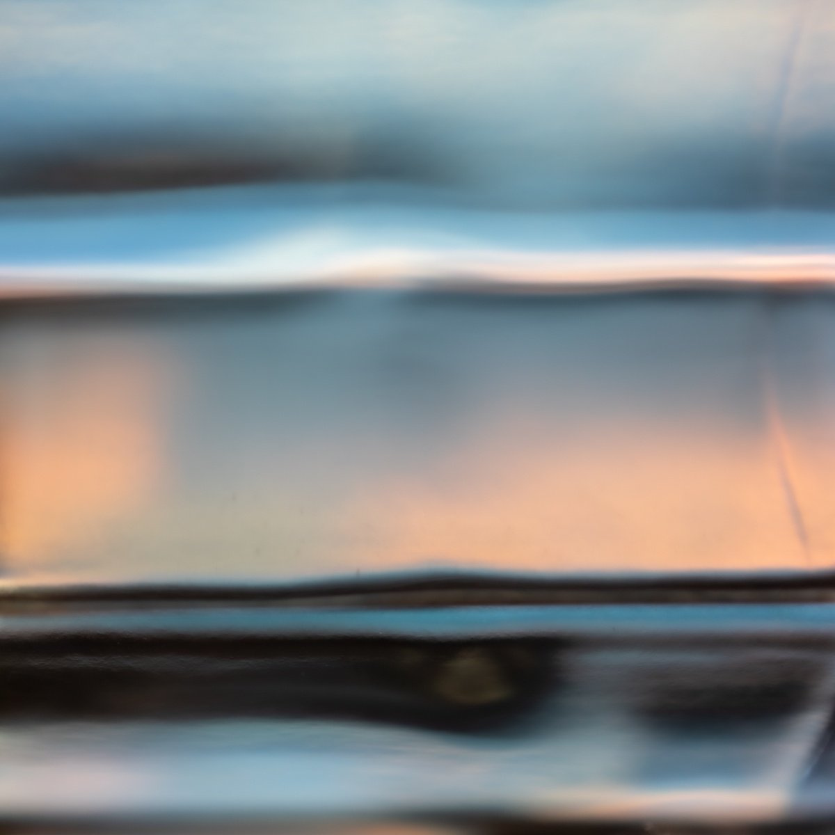 Abstract Landscape Photograph By Sven Pfrommer, 41 X 41", Fluid Horizon Xxxvii - Seascape Photoart, Original Artwork