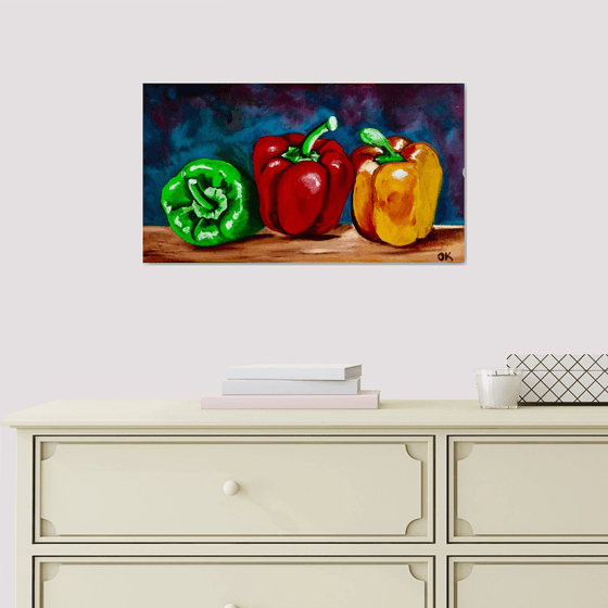 Still life with Peppers