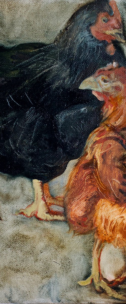 Retro Chicken by Marina Skepner