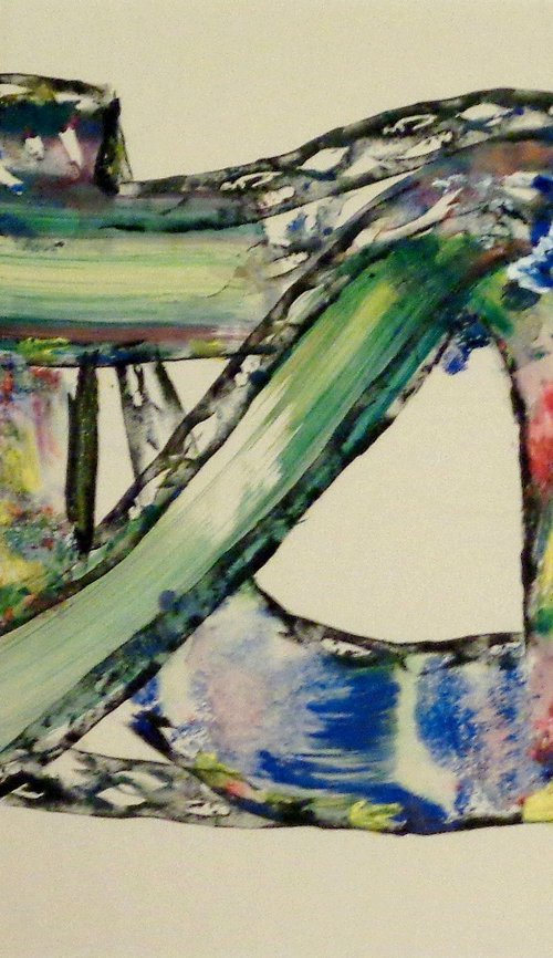 abstract-painting by Heinz Theuerkauf