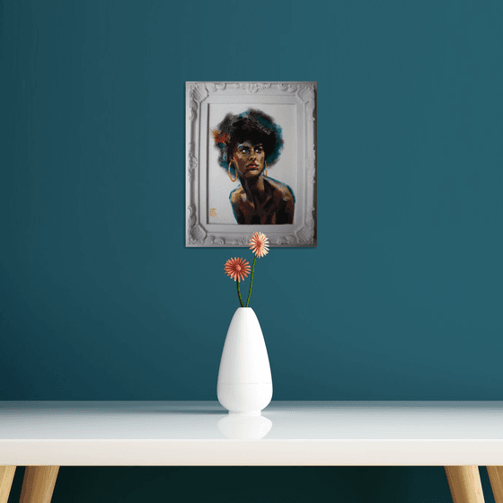 Cuban Girl (framed)