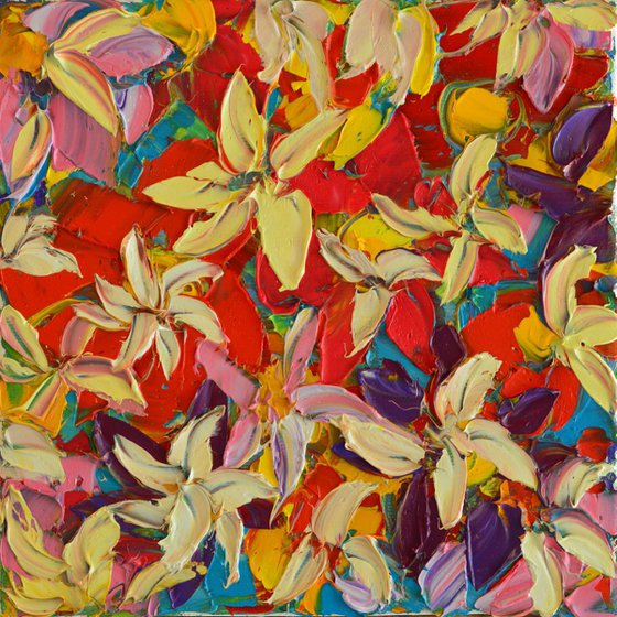 ABSTRACT FLORAL - PAINT JOY SERIES
