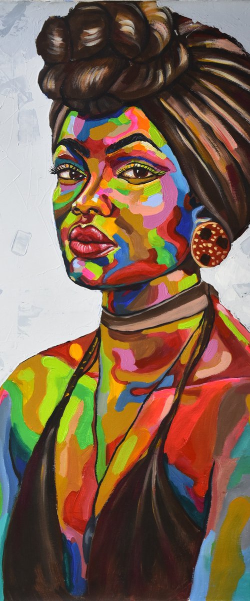 African Girl by Damola Ayegbayo