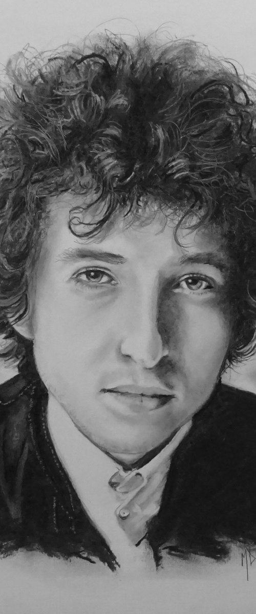 Bob Dylan by Mel Davies Original Art