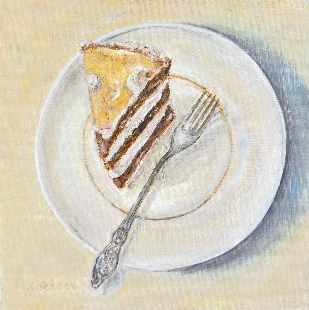 Plated Cake By Katia Ricci, 10 X 10, Artwork For Sale On Artfinder