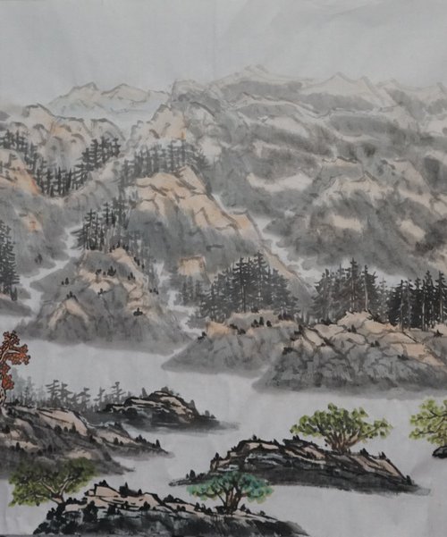 Misty mountains by Jenny Sze