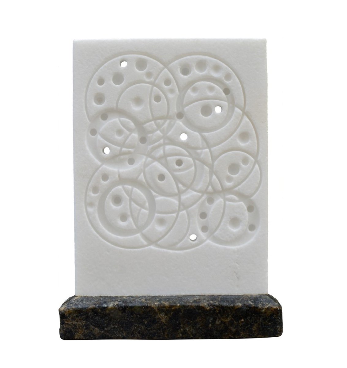 Abstract Stone Sculpture By Ognyan Chitakov, 4 X 6", "Rain Drops", Original Artwork