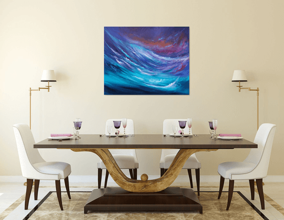 Wild Seas - Large Emotional Seascape, Art