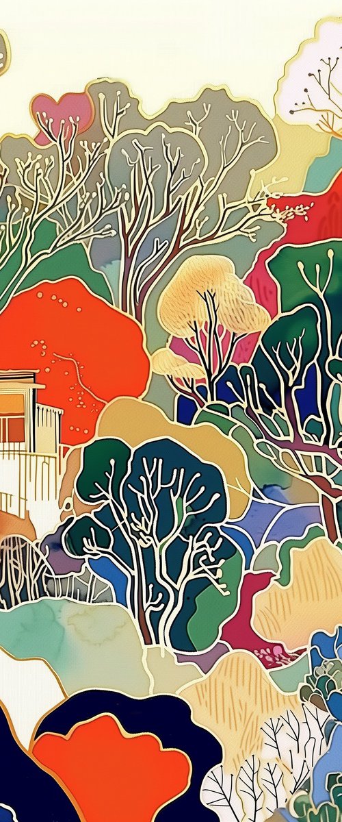 Autumn Over Shanghai Hills #2 by V+V Kniazievi