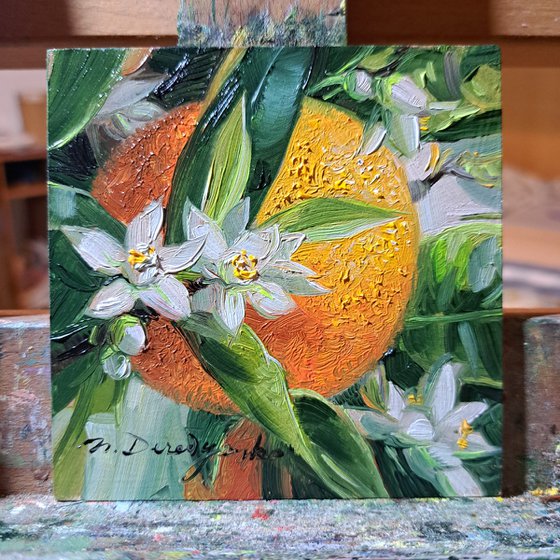 Orange painting original